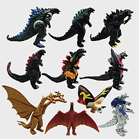 Набор фигурок Годзилла и монстры 10в1, 6 см - Godzilla & monsters *
