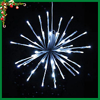 MB Новогодняя гирлянда фейерверк RD-268 110LED 35см, светодиодная гирлянда цвет лампочек - Белый