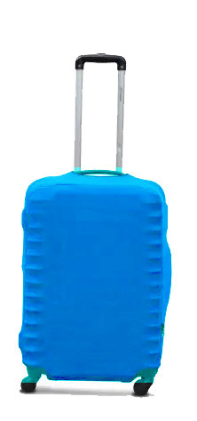 Чохол для валізи Coverbag дайвінг L блакитний