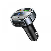 Модулятор Hoco E70 PD30W+QC3.0 car BT FM transmitter Цвет Черный m