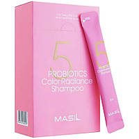 Шампунь з пробіотиками для захисту кольору Masil 5 Probiotics Color Radiance Shampoo 8 мл*20 шт