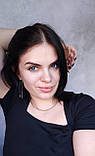 Натуральний лабрадор намисто чокер кольє. Намисто з лабрадору., фото 7