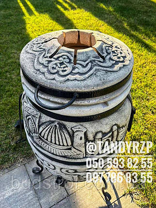 Тандир VT "Алмадін" 60 літрів (механізм кришки, совок, кочерга, кільце хрестовина), фото 1