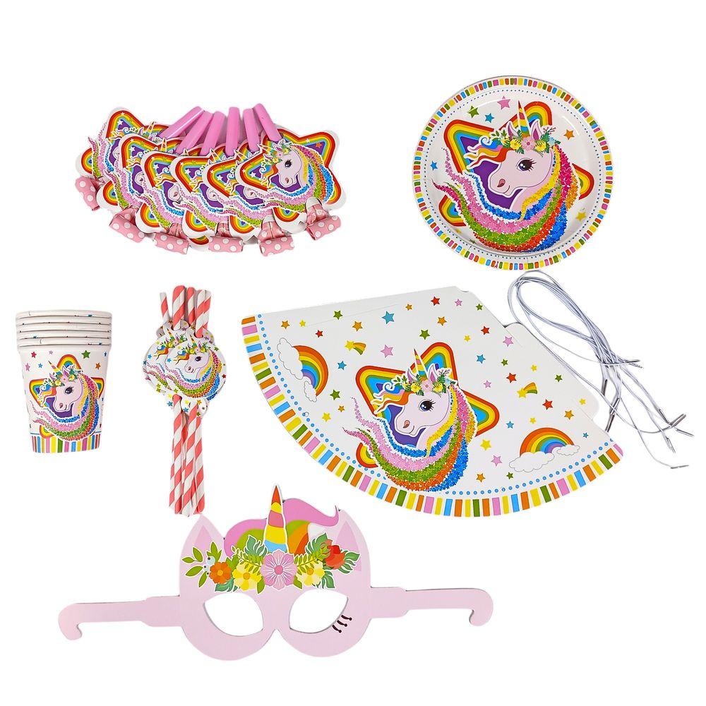 Набір до дня народження "Єдиноріг" на 6 персон, 36 предметів 10324 KNZ