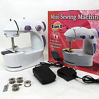VIO Швейная машинка 4в1 портативная Digital FHSM-201, швейная машинка пластик, детская швейная машинка