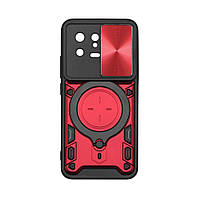 Чехол TPU+PC CamCap Armor with Ring для Xiaomi 13 Цвет Red l