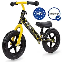 Двухколесный детский беговел велосипед для малышей от 3 лет Kidwell REBEL Yellow Беговел купить