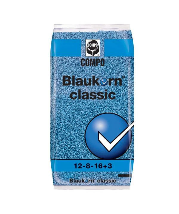 Комплексне мінеральне універсальне добриво Blaukorn (Блаукорн), 25 кг, NPK 12.8.16+3+ТЕ, Compo