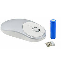 VIO Мышь беспроводная Wireless Mouse 150 для компьютера мышка для компьютера ноутбука ПК. Цвет: серый