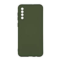 Чехол Silicone Cover Full Camera (A) для Samsung Galaxy A50 (A505F) / A50s / A30s Цвет 71.Dark Green i