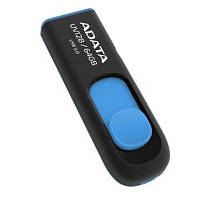 USB флеш наель ADATA 64Gb UV128 black-blue USB 3.0 (AUV128-64G-RBE) h
