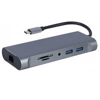 Концентратор Cablexpert USB-C 7-in-1 (A-CM-COMBO7-01) h