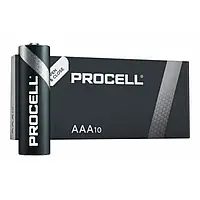 Батарейки Duracell Procell AAА (LR03) Box 10 шт 1.5В (Оригінал)