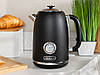 Електрочайник 1.8 л Ardesto 2 200 Вт чорний strix контроль, фото 5