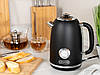 Електрочайник 1.8 л Ardesto 2 200 Вт чорний strix контроль, фото 7