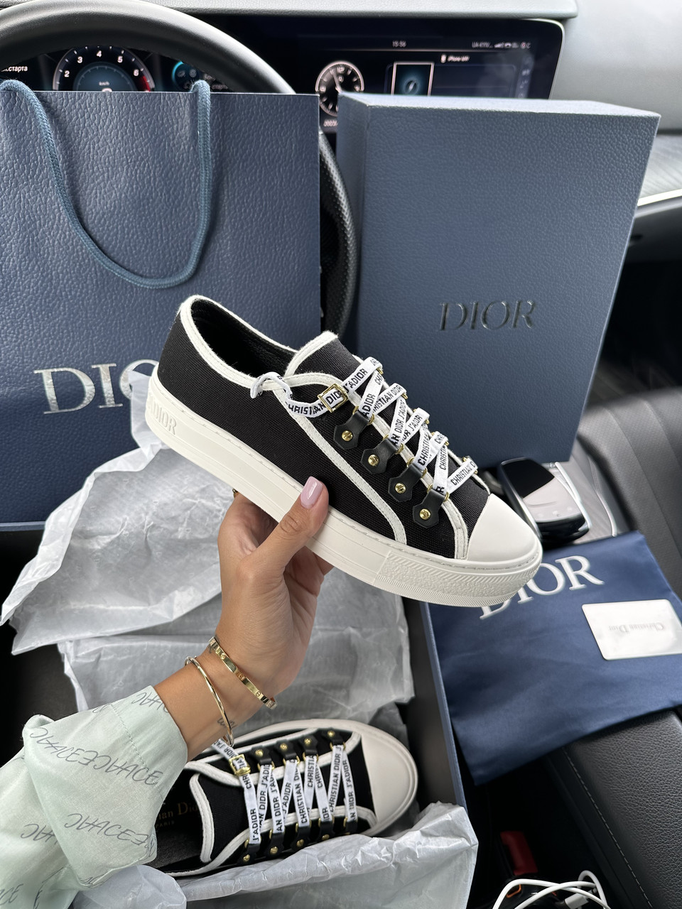 DIOR B23 Low  Black Premium ⭐️