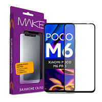 Стекло защитное MAKE Xiaomi Poco M6 Pro (MGF-XPM6P) h