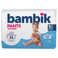 Подгузники Bambik трусики 5 (12-17 кг) 34 ш (4823071652543) h