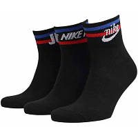 Шкарпетки Nike U NK NSW EVERYDAY ESSENTIAL AN 3PR DX5080-010 38-42 3 пари Чорні (196148786019) h
