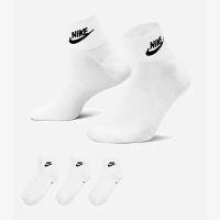 Шкарпетки Nike U NK NSW EVERYDAY ESSENTIAL AN 3PR DX5074-101 38-42 3 пари Білі (196149232140) h