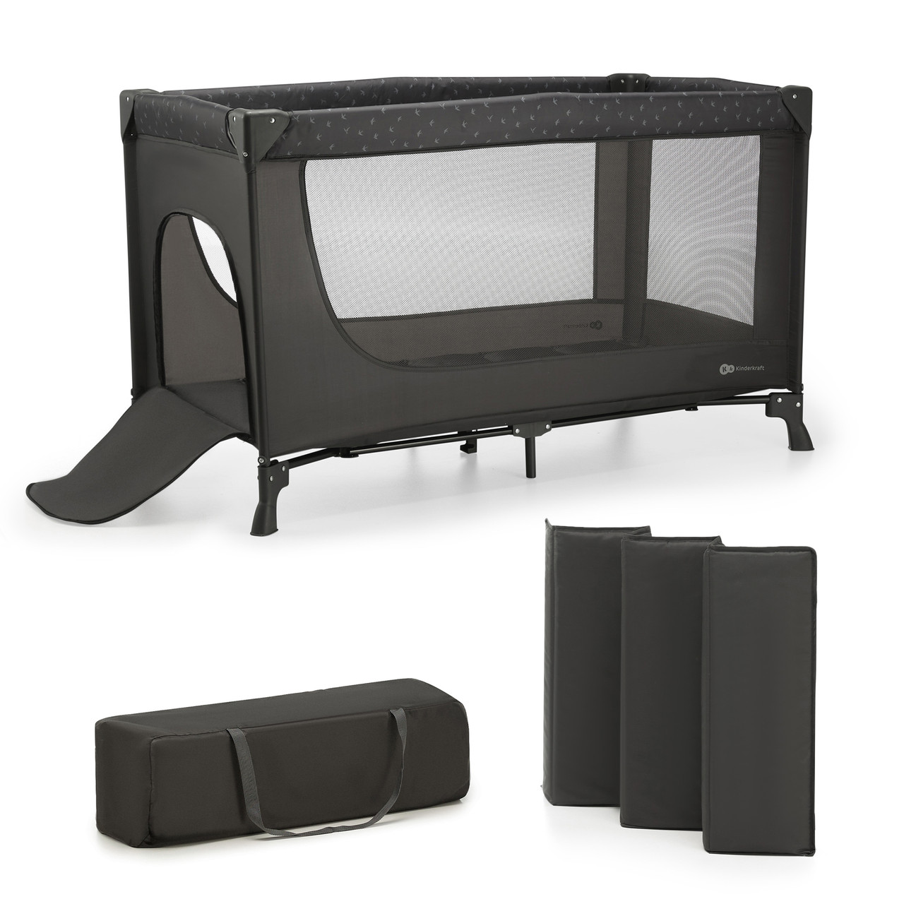 Ліжко-манеж Kinderkraft Joy Light Grey (KLJOYLIGRY00000), фото 1