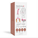 Насадка для страпона з подвійною точковою пульсацією рожевого кольору Strap On Me TAPPING DILDO WAVE Кайф, фото 6