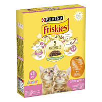 Сухий корм для кішок Purina Friskies Junior з куркою, молоком та овочами 300 г (7613031868360) h