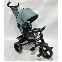 Дитячий триколісний велосипед Turbo Trike MT 1005 (м'ятний колір)