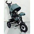 Велосипед дитячий триколісний Turbo Trike MT 1006 (м'ятний колір), фото 2