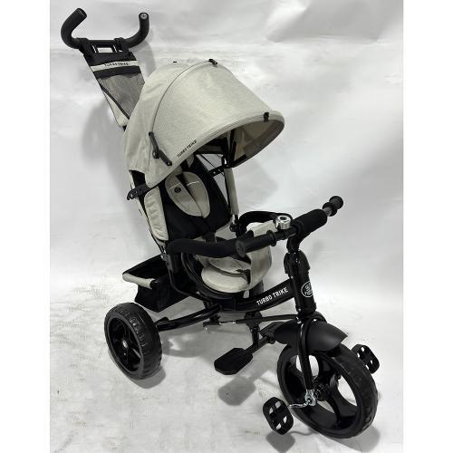Дитячий триколісний велосипед Turbo Trike MT 1005 (бежевий колір), фото 1