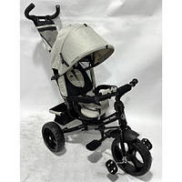 Дитячий триколісний велосипед Turbo Trike MT 1005 (бежевий колір)