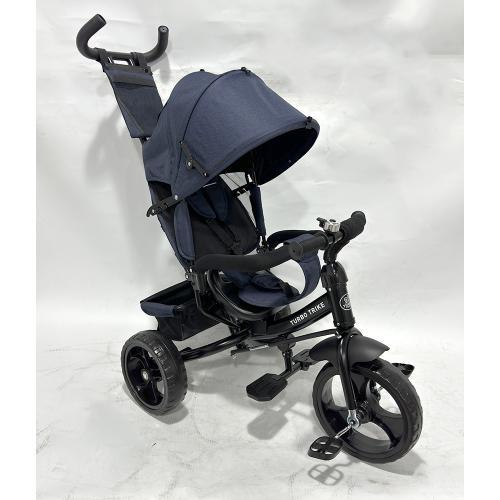 Дитячий триколісний велосипед Turbo Trike MT 1005 (синій колір), фото 1