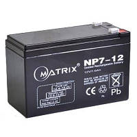 Батарея к ИБП Matrix 12V 7AH (NP7-12) h