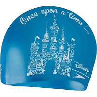 Шапка для плавания Speedo Slogan Cap Cap JU блакитний, білий 8-08386F301 OSFM (5053744543697) h