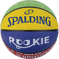 М'яч баскетбольний Spalding Rookie Gear мультиколор Уні 5 84368Z (689344406817) h