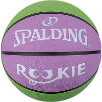 Мяч баскетбольный Spalding Rookie зелений, рожевий Уні 5 84369Z (689344406800) h