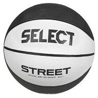 М'яч баскетбольний Select Basketball Street v23 біло-чорний 205570-126 №5 (5703543314126) h