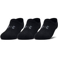 Носки Under Armour 1351784-002 Essential UltraLowTab 3 пари Чорний MD (193444522518) h