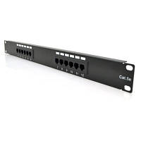 Патч-панель 19" 12хRJ-45 UTP 1U cat.5e Pipo (PP125191U) h