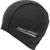 Шапка для плавання Aqua Speed Polyester Cap 091-07 5762 чорний Уні OSFM (5908217657626) h