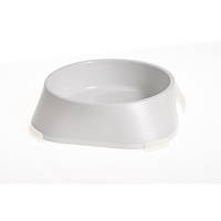 Посуда для собак Fiboo Миска без антискользящих накладок M белая (FIB0153) h