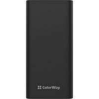 Батарея универсальная ColorWay 30 000 mAh Lamp, Black (CW-PB300LPB3BK-F) h