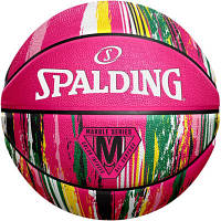 Мяч баскетбольный Spalding Marble Ball рожевий Уні 7 84402Z (689344406510) h