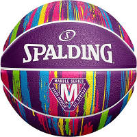 Мяч баскетбольный Spalding Marble Ball фіолетовий Уні 7 84403Z (689344406541) h
