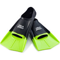 Ласты Aqua Speed Training Fins 137-38 5630 чорний, зелений 33-34 (5908217656308) h