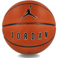 Мяч баскетбольный Nike Jordan Ultimate 2.0 8P Deflated J.100.8254.855.07 Уні 7 Коричневий/Чорний