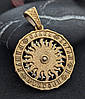 Чорне сонце кулон, підвіс, оберег, фото 6