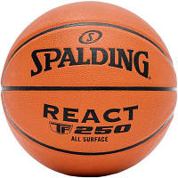 Мяч баскетбольный Spalding React TF-250 помаранчевий Уні 6 76802Z (689344403700) h
