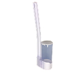 Комплект на підставці для прибирання та чищення унітаза тримач насадки 6 шт, фото 4