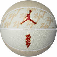 Мяч баскетбольный Nike Jordan All Court 8P Z Williamson Deflated J.100.4141.720.07 Уні 7 Білий/Золотий